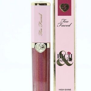 Too faced rich and dazzling high shine sparkling lipgloss -Hidden Talent